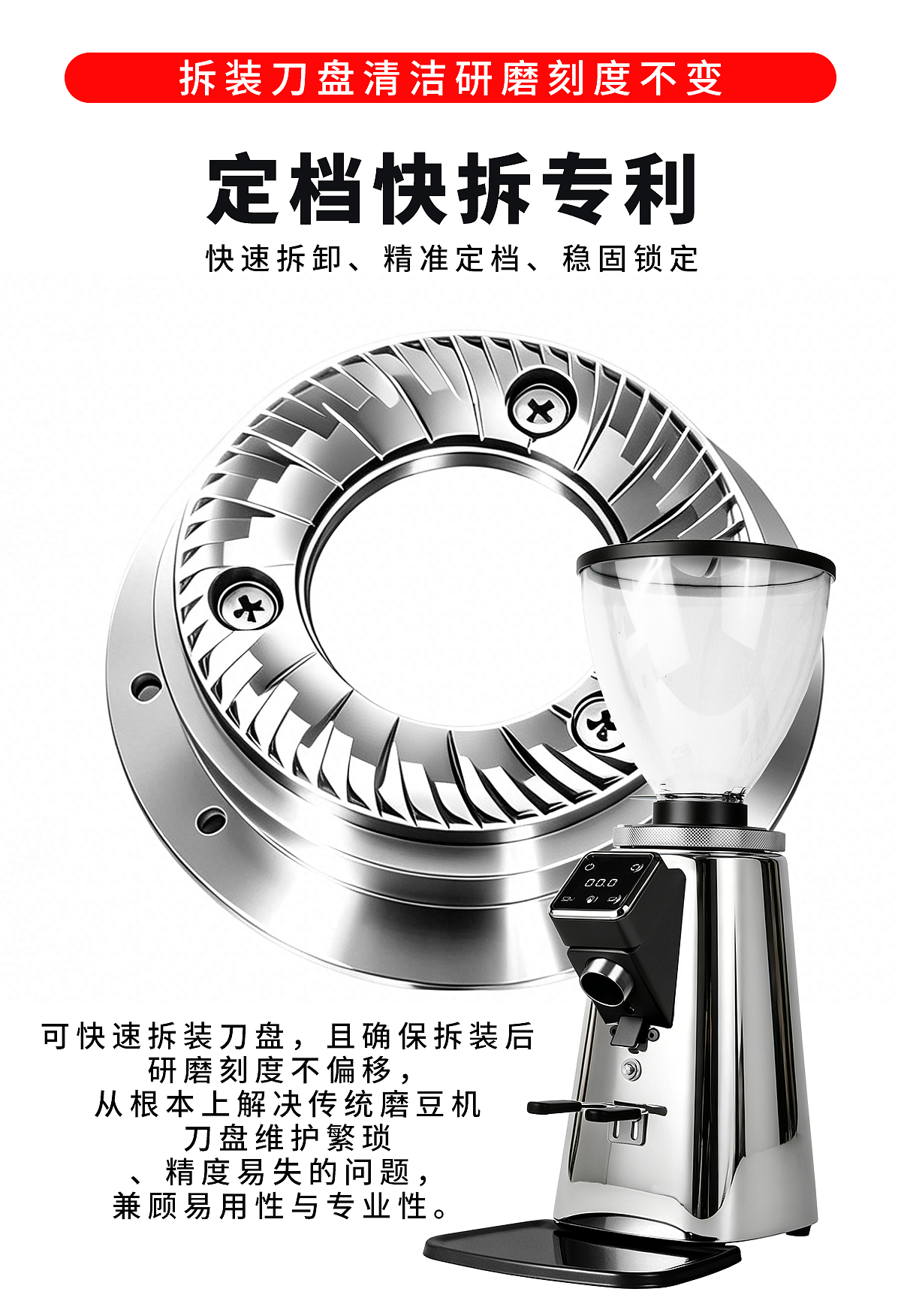 咖啡磨豆机详情练习（图ZNDA1OTkxMzI0） - 海报 - 站酷设计师张少的纸原创素材 - 站酷ZCOOL