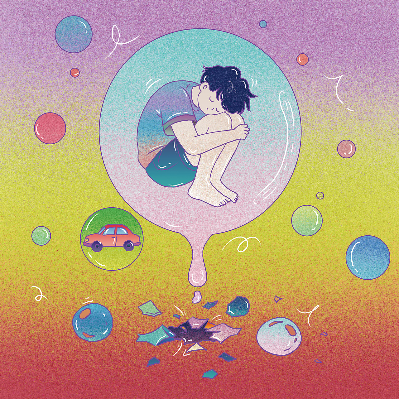 遇见未来（图ZNDA1OTkyNDI4） - 商业插画 - 站酷设计师Z817806529原创素材 - 站酷ZCOOL
