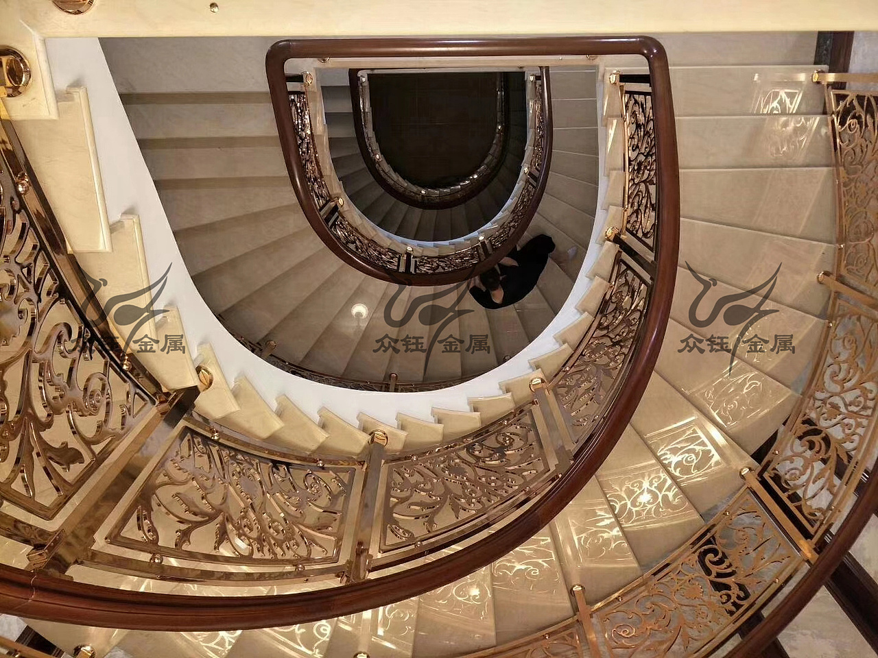 别墅楼梯铝板雕花护栏 全国测量安装（图ZNDA1OTkzMDQ0） - 其他工业/产品 - 站酷设计师艺术金属原创素材 - 站酷ZCOOL