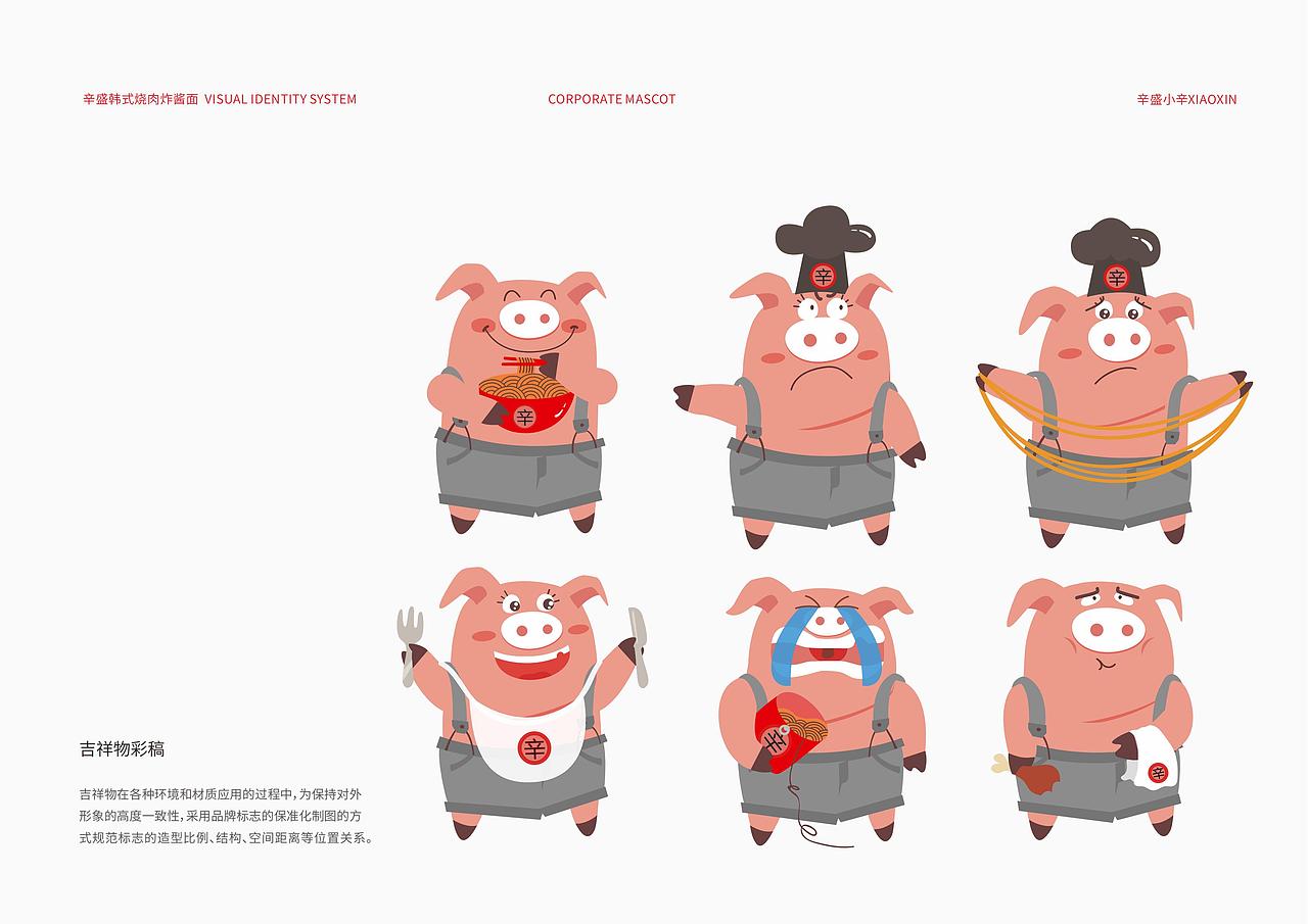 辛盛韩式烧肉炸酱面品牌形象及IP全案策划定位上海因心（图ZNDA1OTkzMzEy） - 品牌 - 站酷设计师INHEART上海因心原创素材 - 站酷ZCOOL