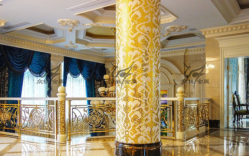 别墅室内装饰铝板雕花楼梯护栏 这样设计好看（图ZNDA1OTk0MzY4） - 其他工业/产品 - 站酷设计师艺术金属原创素材 - 站酷ZCOOL