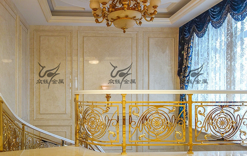 别墅室内装饰铝板雕花楼梯护栏 这样设计好看（图ZNDA1OTk0Mzgw） - 其他工业/产品 - 站酷设计师艺术金属原创素材 - 站酷ZCOOL