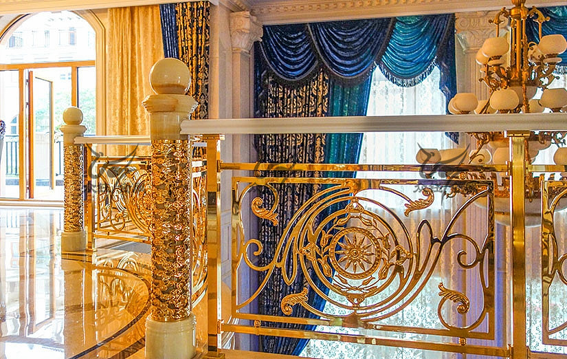 别墅室内装饰铝板雕花楼梯护栏 这样设计好看（图ZNDA1OTk0NDAw） - 其他工业/产品 - 站酷设计师艺术金属原创素材 - 站酷ZCOOL