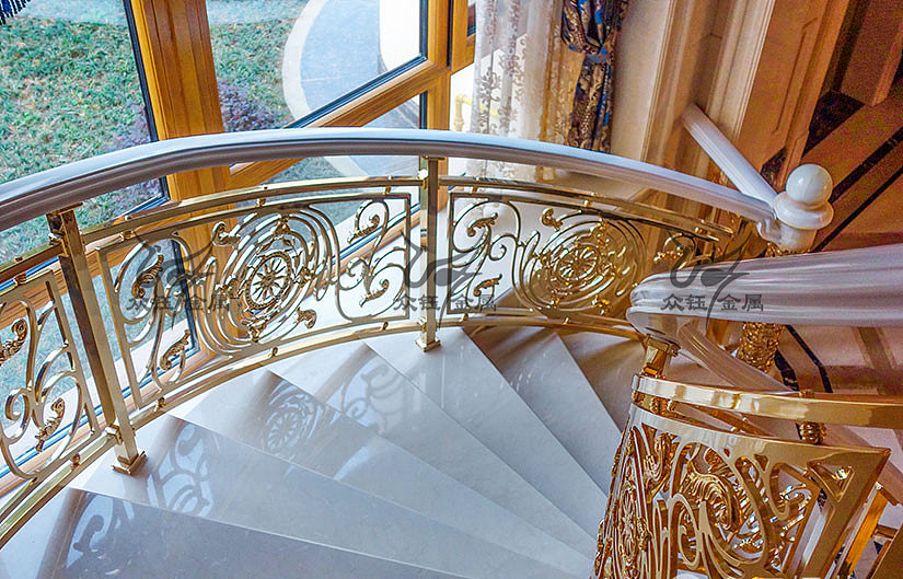 别墅室内装饰铝板雕花楼梯护栏 这样设计好看（图ZNDA1OTk0NDA0） - 其他工业/产品 - 站酷设计师艺术金属原创素材 - 站酷ZCOOL