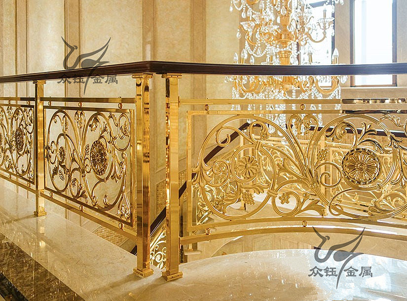 数控雕刻 整体铝板雕刻弧形楼梯护栏实力商家（图ZNDA1OTk0NTMy） - 其他工业/产品 - 站酷设计师艺术金属原创素材 - 站酷ZCOOL