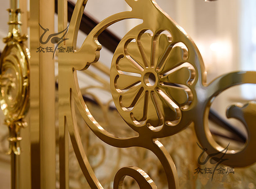 数控雕刻 整体铝板雕刻弧形楼梯护栏实力商家（图ZNDA1OTk0NTQ0） - 其他工业/产品 - 站酷设计师艺术金属原创素材 - 站酷ZCOOL