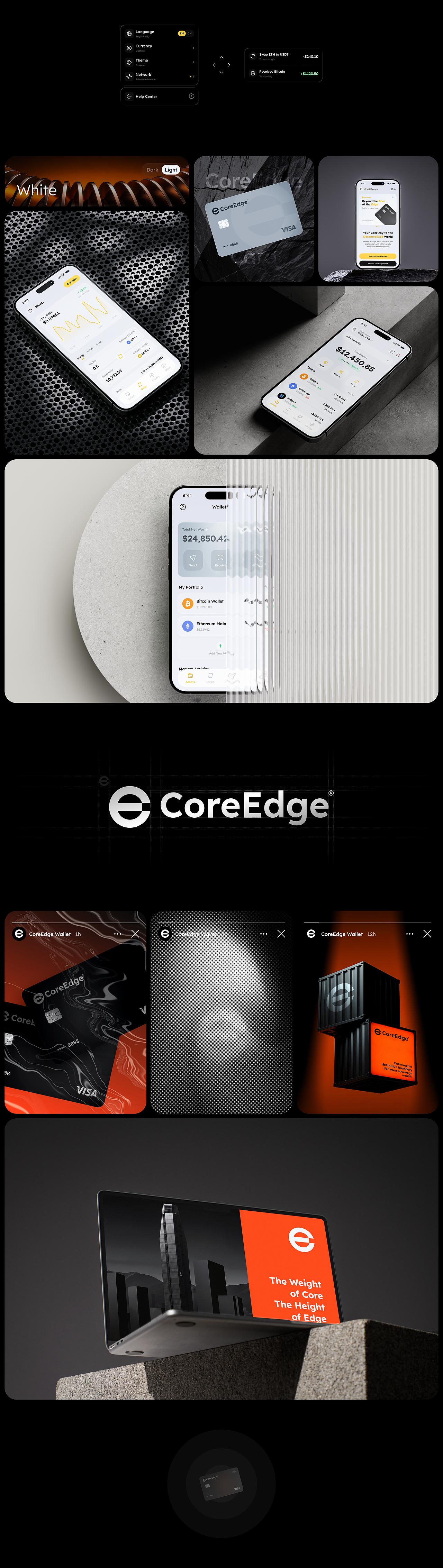 CoreEdge Wallet（圖ZNDA1OTk2OTY0） - APP界面 - 站酷設(shè)計(jì)師南翊丶原創(chuàng)素材 - 站酷ZCOOL