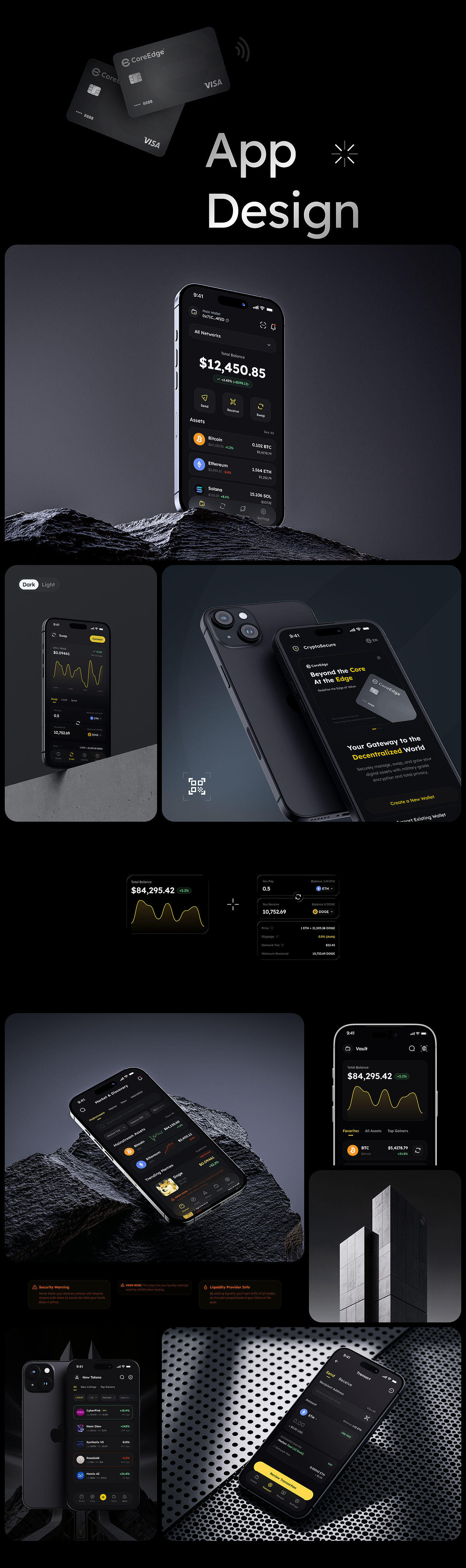 CoreEdge Wallet（圖ZNDA1OTk2OTYw） - APP界面 - 站酷設(shè)計(jì)師南翊丶原創(chuàng)素材 - 站酷ZCOOL