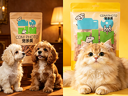 寵物攝影工作室LOGO設(shè)計&寵物零食包裝
