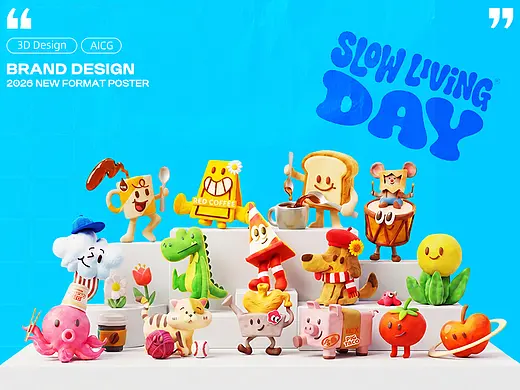 视觉设计 I 慢享生活日（首页-ZNzM1MDQ1MzY=） - 网页-运营设计 - 站酷设计师冰菓Cream原创素材 - 站酷ZCOOL