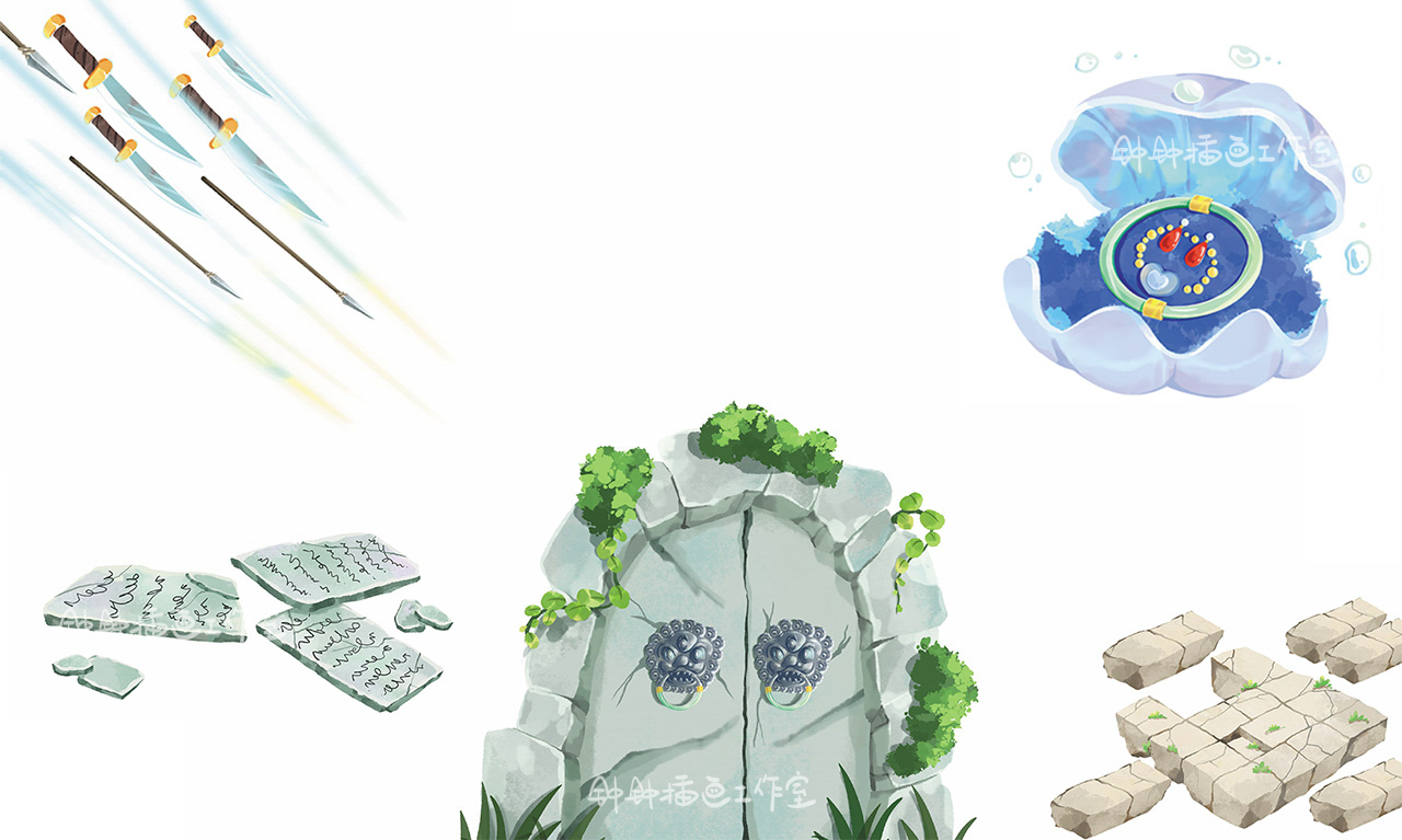 科幻小说插图｜《海生人》末日种子（已商用）（图ZMTU1NjE4NzY=） - 书籍 - 站酷设计师钟钟插画工作室原创素材 - 站酷ZCOOL