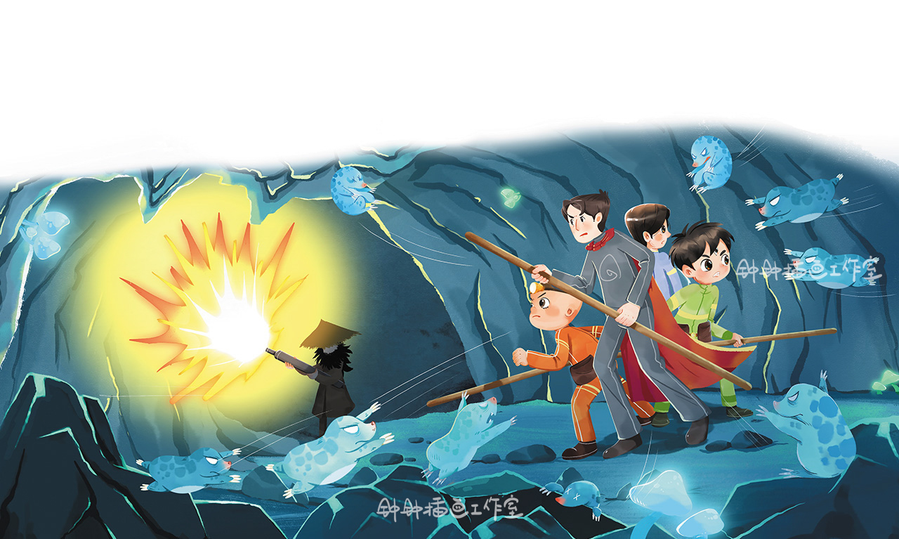 科幻小說(shuō)插圖｜《海生人》末日種子（已商用）（圖ZMTU1NjE4NzI=） - 書籍 - 站酷設(shè)計(jì)師鐘鐘插畫工作室原創(chuàng)素材 - 站酷ZCOOL