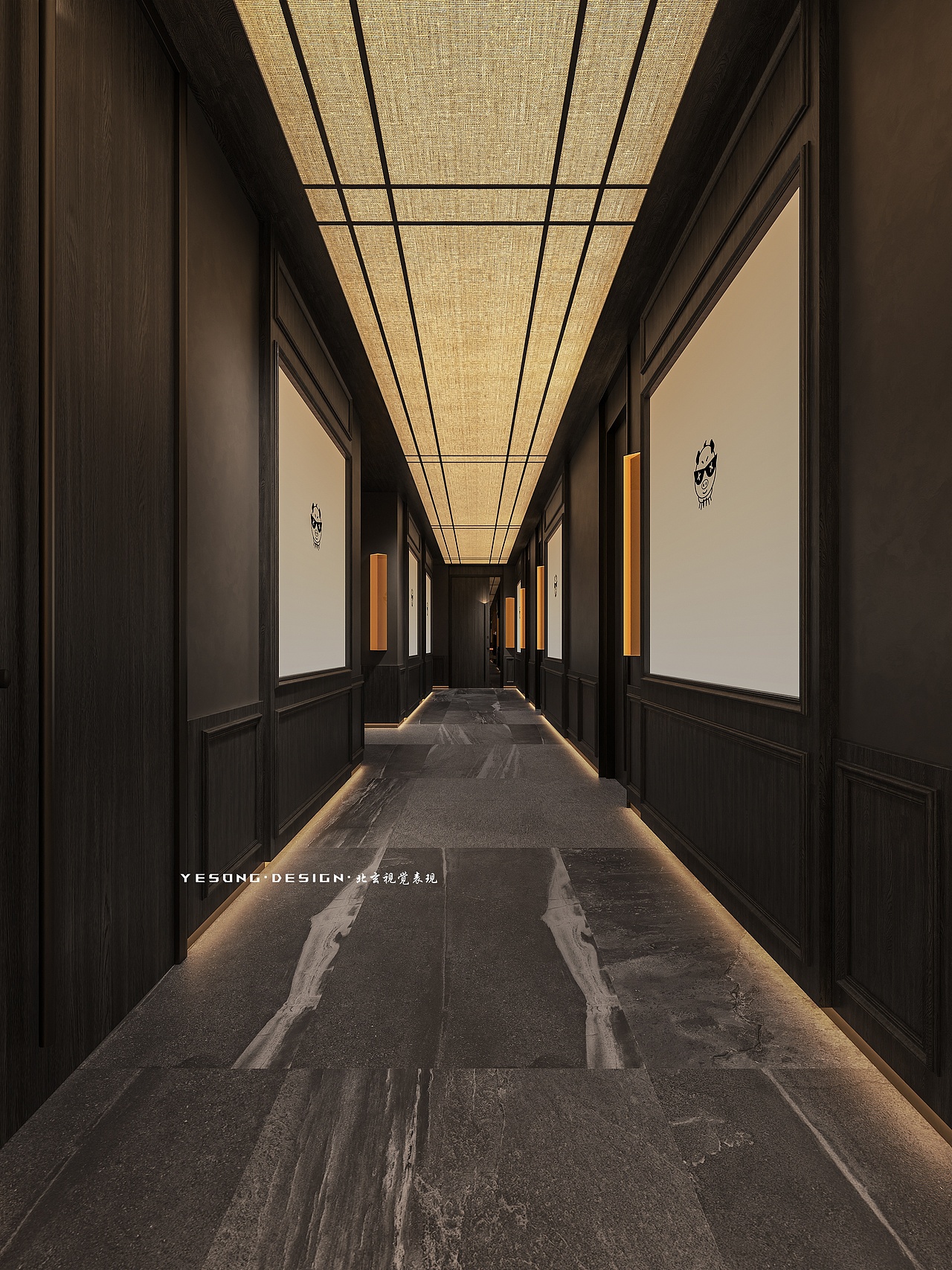 「嘿！四喜」丨棋牌空间设计（图ZNDA2MDMzNDc2） - 商业空间设计 - 站酷设计师设计师叶宋原创素材 - 站酷ZCOOL