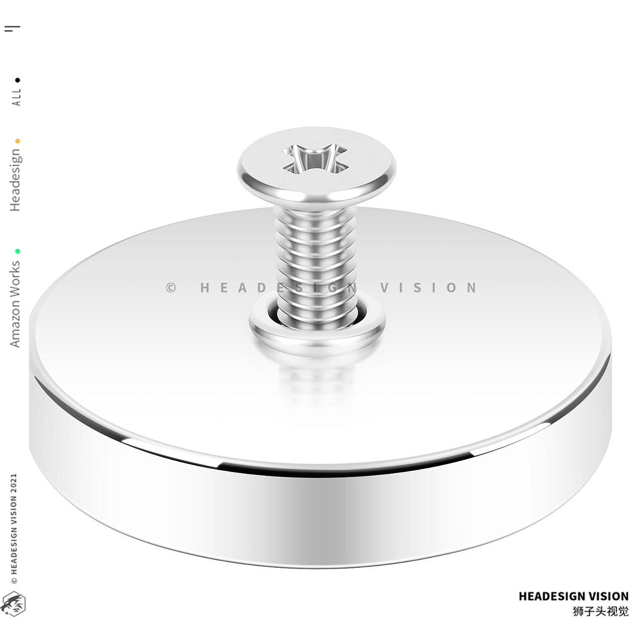 磁吸挂钩产品拍摄_主图设计_A+页面设计-狮子头视觉（图ZNDA2MDM0MzIw） - 产品摄影 - 站酷设计师亚马逊主图设计原创素材 - 站酷ZCOOL