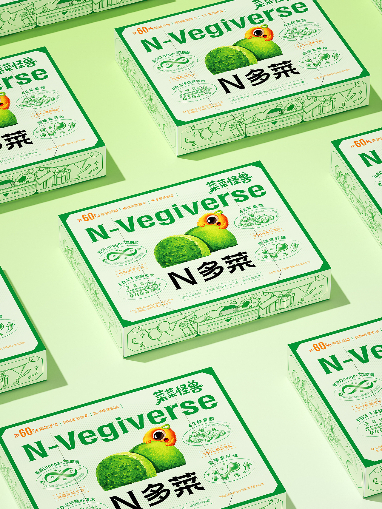 尚智×菜菜怪兽｜休闲零食品牌包装设计｜食品包装设计（图ZNDA2MDM0NjQ4） - 包装 - 站酷设计师尚智食品包装设计原创素材 - 站酷ZCOOL