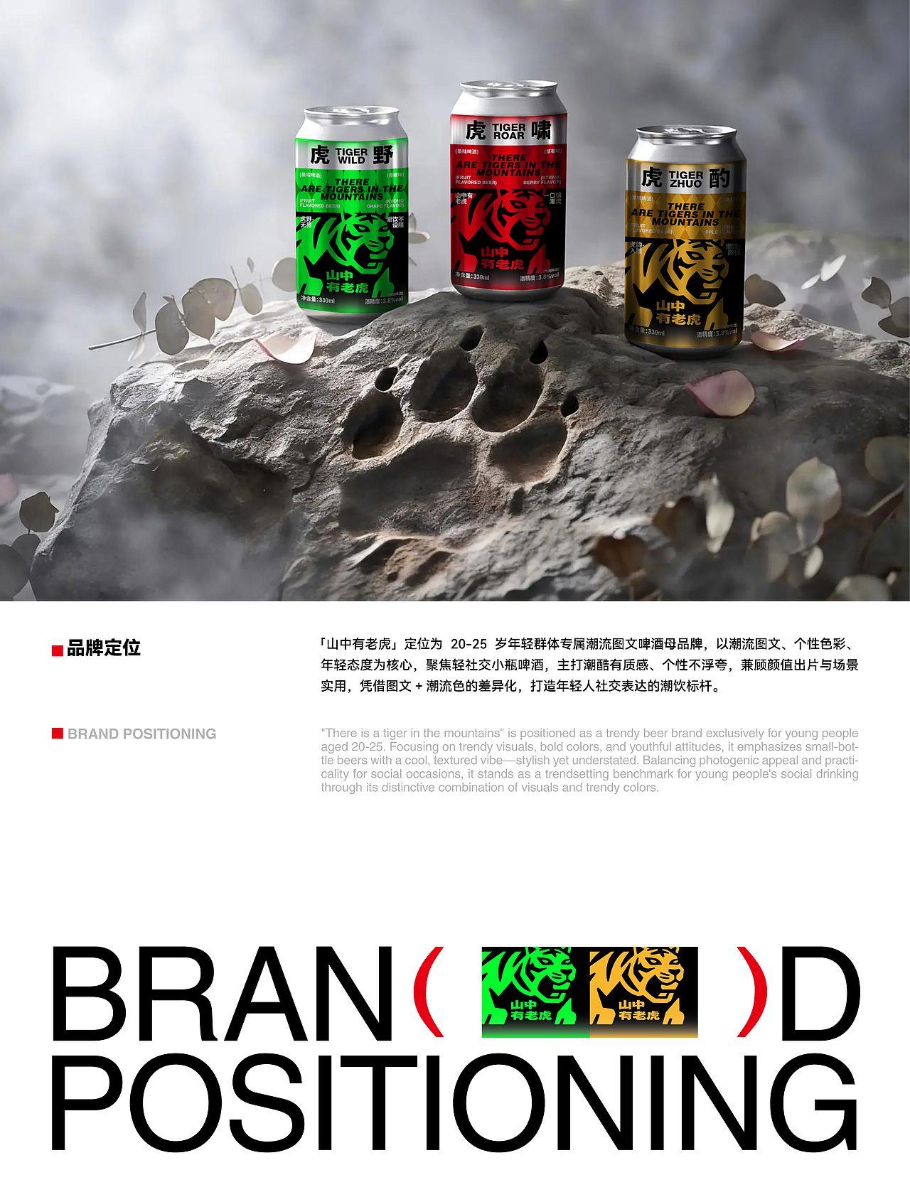 山中有老虎｜啤酒包裝（圖ZNDA2MDM1MTY4） - 包裝 - 站酷設(shè)計師設(shè)計劉SJL原創(chuàng)素材 - 站酷ZCOOL