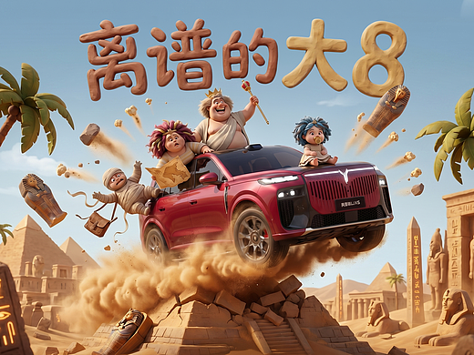 离谱的大8——离了大谱！神秘金字塔搬家之旅