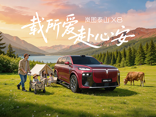 岚图高端出行，离谱大8-载所爱 赴心安