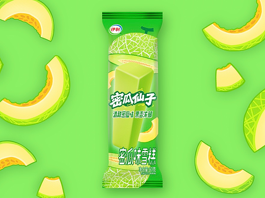 伊利｜蜜瓜仙子雪糕tvc｜实拍+二维动画