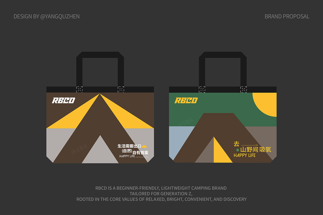 RBCD | 年轻化轻量化露营品牌 VI 视觉设计（图ZNDA2MDUyMjky） - 品牌 - 站酷设计师我是瞿祯原创素材 - 站酷ZCOOL