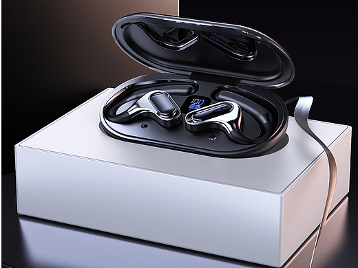 蓝牙耳机 效果图渲染【飞鼠设计师】