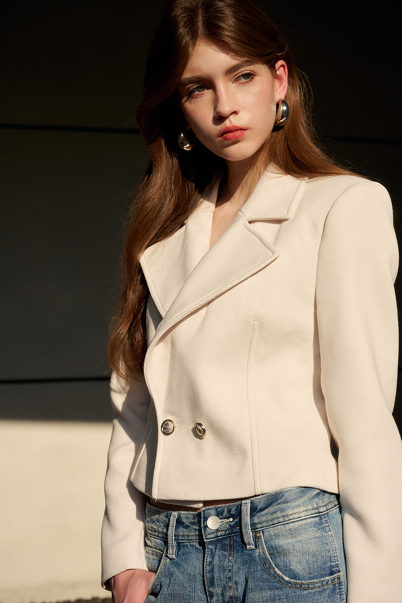 外模 女模 清冷感 松弛感 韩系极简 cleanfit 时尚大片（图ZNDA2MDU3MTQw） - 人像摄影 - 站酷设计师优思模特Melo原创素材 - 站酷ZCOOL