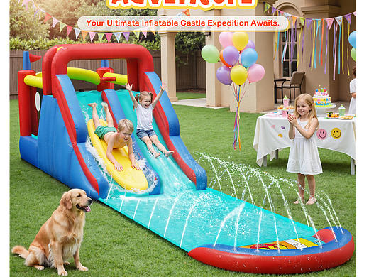 亚马逊-户外类目-充气城堡