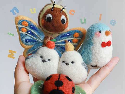 囍囍的羊毛毡 之 小世界