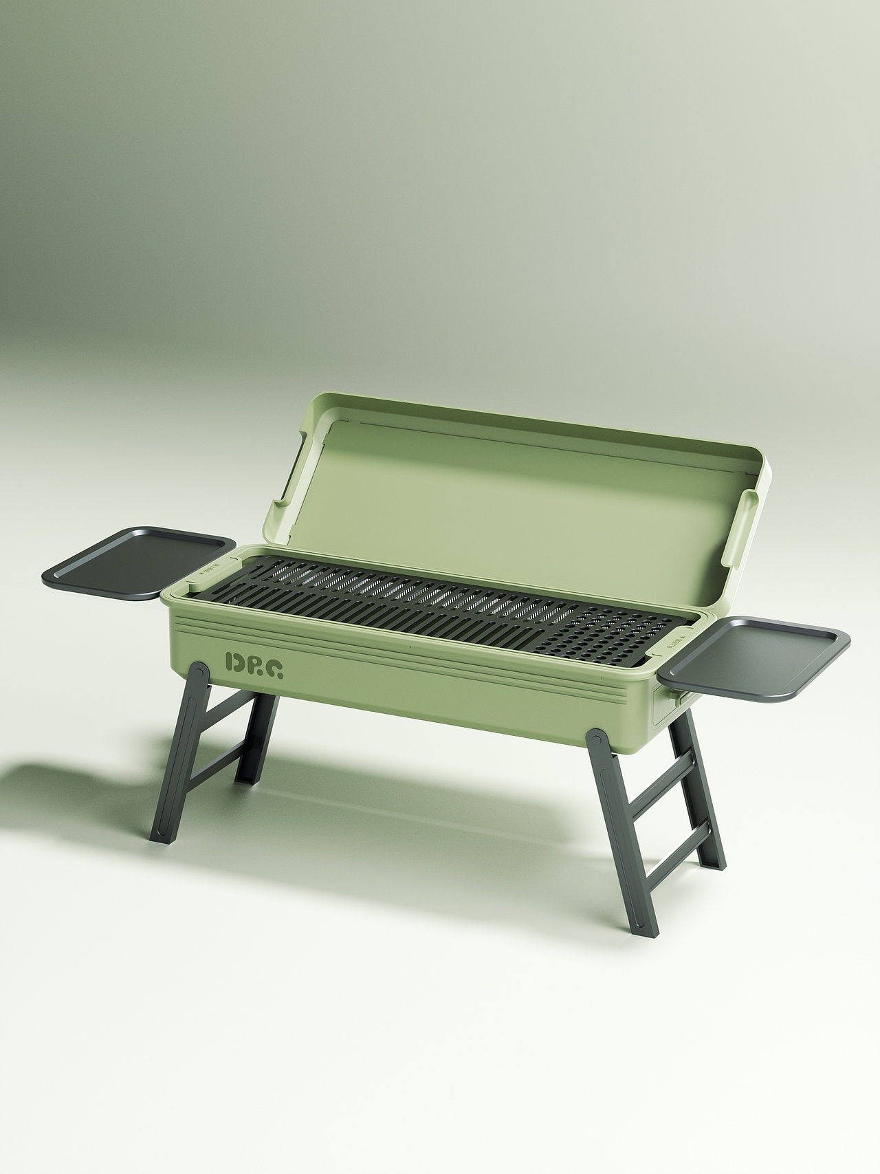 便攜露營燒烤架設計-Portable camping barbecue grill（圖ZNDA2MDYwNjEy） - 生活用品 - 站酷設計師設繪貓產(chǎn)品設計原創(chuàng)素材 - 站酷ZCOOL