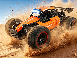 越野高速遙控車(chē)｜亞馬遜玩具類(lèi)目 3D 渲染