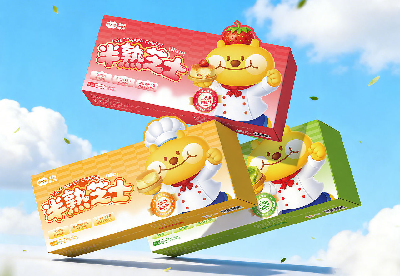 半熟时光・烘焙包装全案设计（图ZNDA2MDY5MDA0） - 包装 - 站酷设计师芋圆设计所原创素材 - 站酷ZCOOL