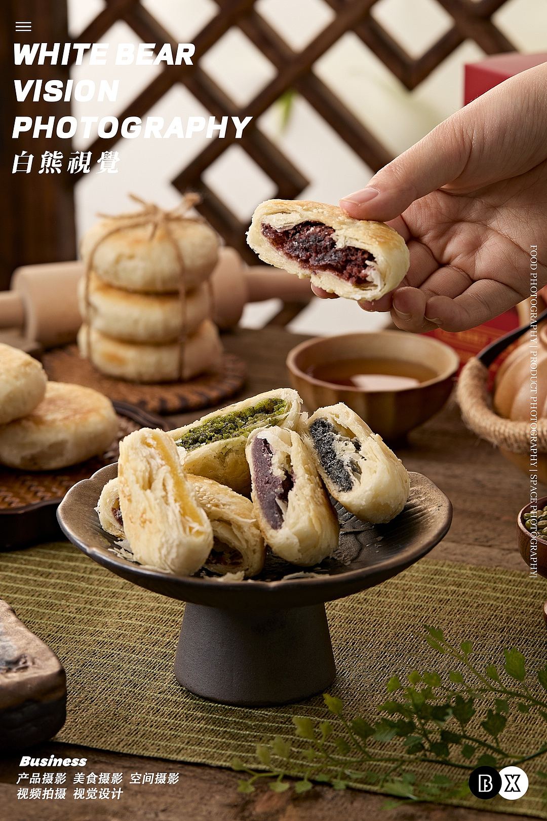 西安美食摄影｜「孙家老铺」金桥酥饼糕点拍摄（图ZNDA2MDY5NDYw） - 美食摄影 - 站酷设计师白熊西安美食拍摄原创素材 - 站酷ZCOOL