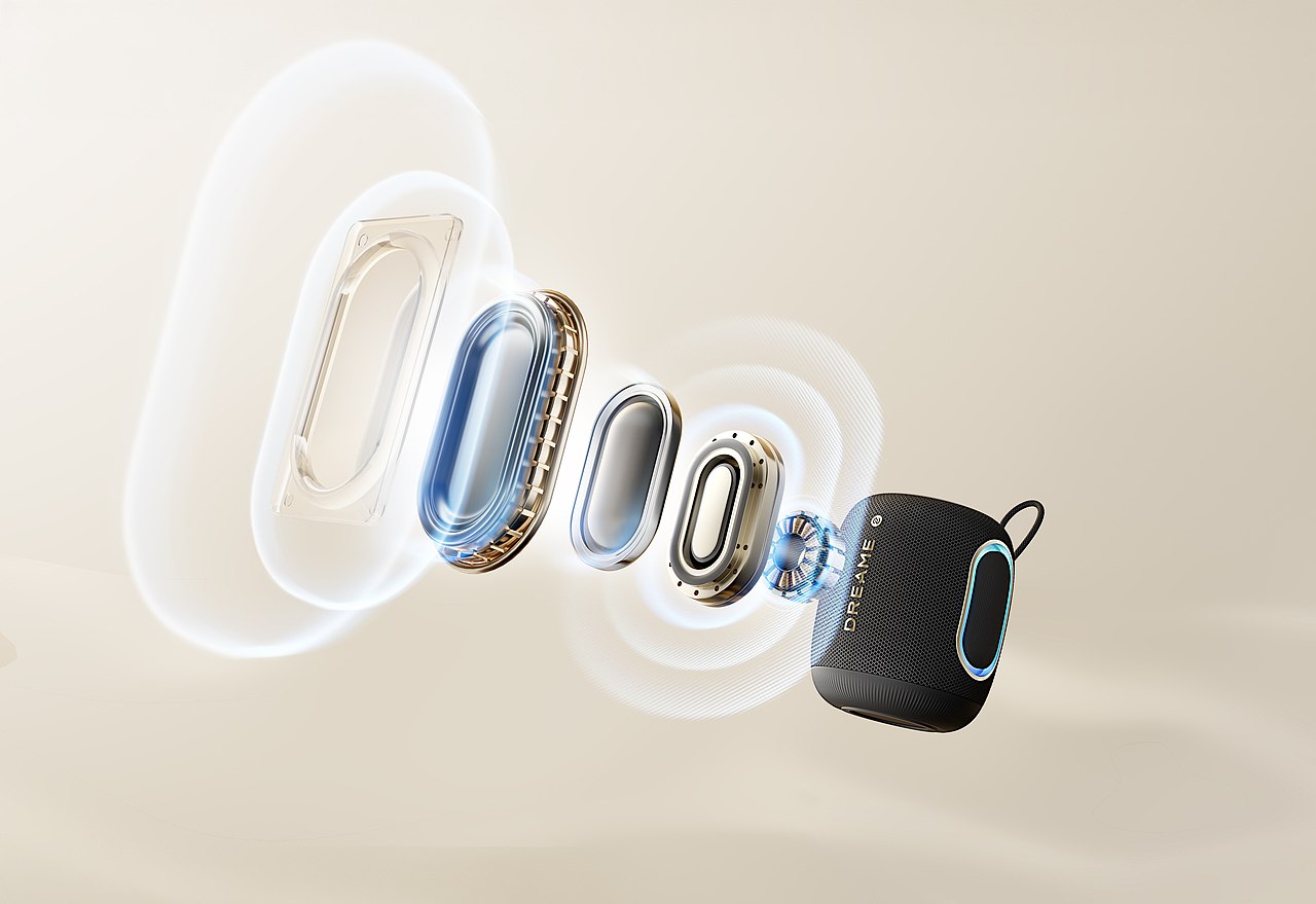 追觅音响｜三维渲染（图ZNDA2MDcxOTI0） - 产品 - 站酷设计师承与承文化原创素材 - 站酷ZCOOL