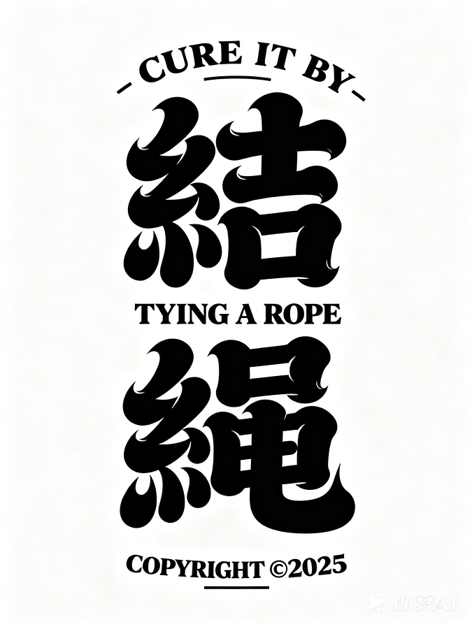 超粗装饰性衬线美术字设计
