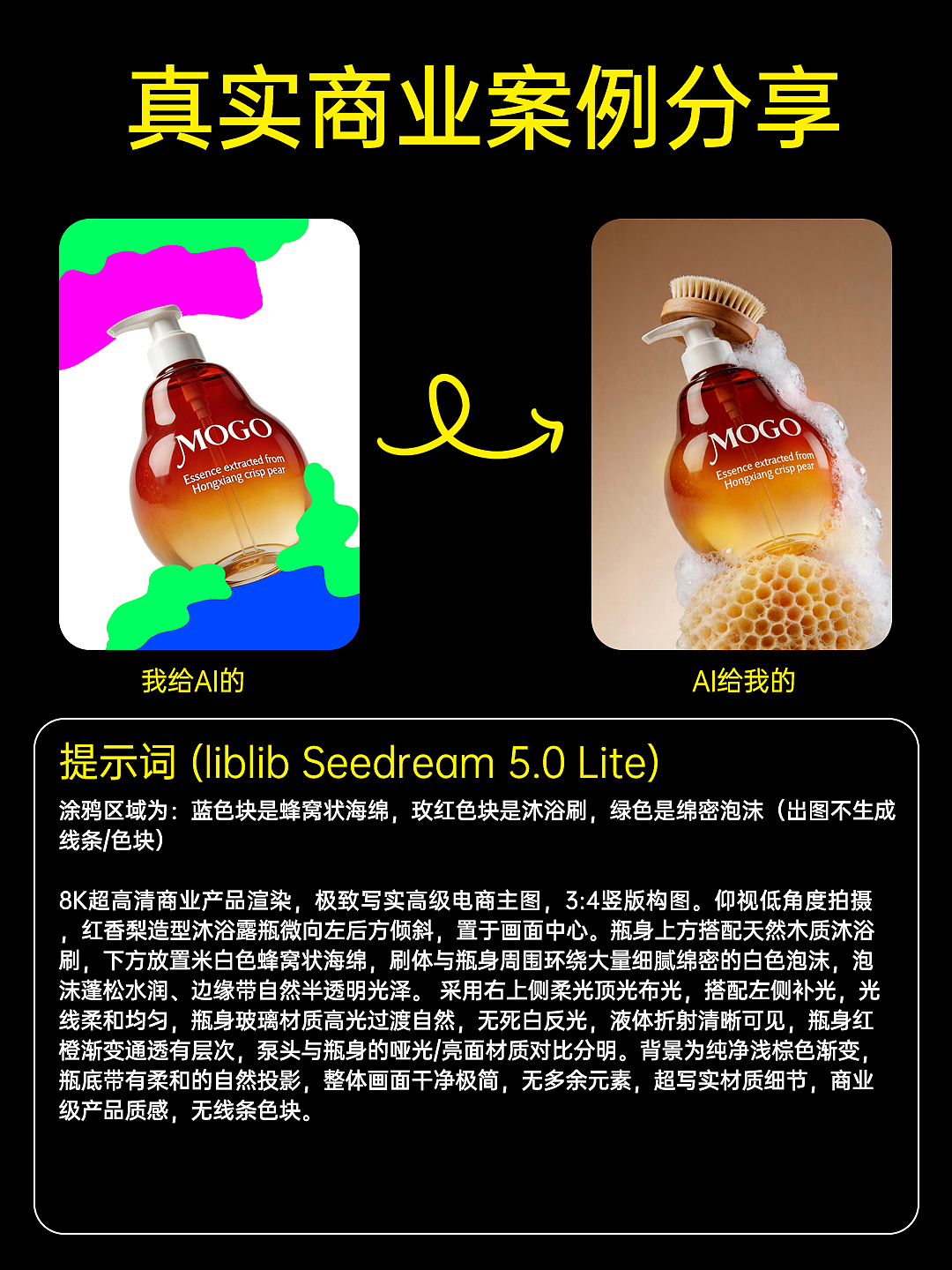 提示词/教程，AIGC精准控图洗护类商业摄影（图ZNDA2MDc5NjU2） - AI作品 - 站酷设计师Sophia妃原创素材 - 站酷ZCOOL