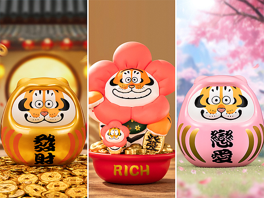 【我不是胖虎】发财达摩/有钱花/恋爱达摩