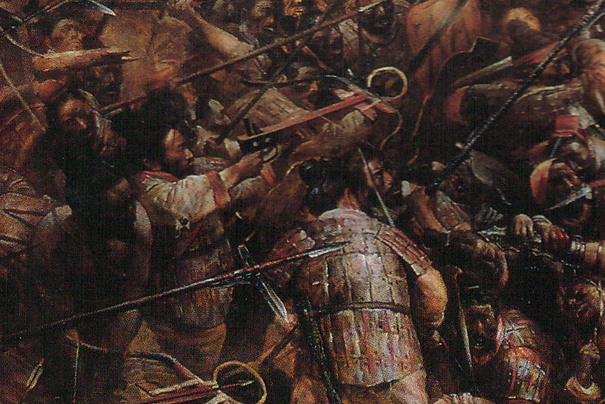 油画作品《国殇》第一版（图ZNDA2MDk4NzAw） - 绘画 - 站酷设计师王可伟原创素材 - 站酷ZCOOL