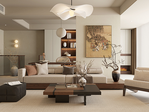 宋氏美学客餐厅效果图表现