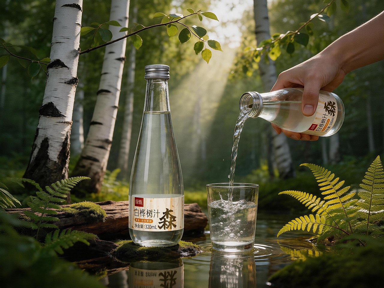 白樺樹(shù)汁（圖ZNDA2MTAzNDky） - 產(chǎn)品攝影 - 站酷設(shè)計(jì)師馬思諾原創(chuàng)素材 - 站酷ZCOOL