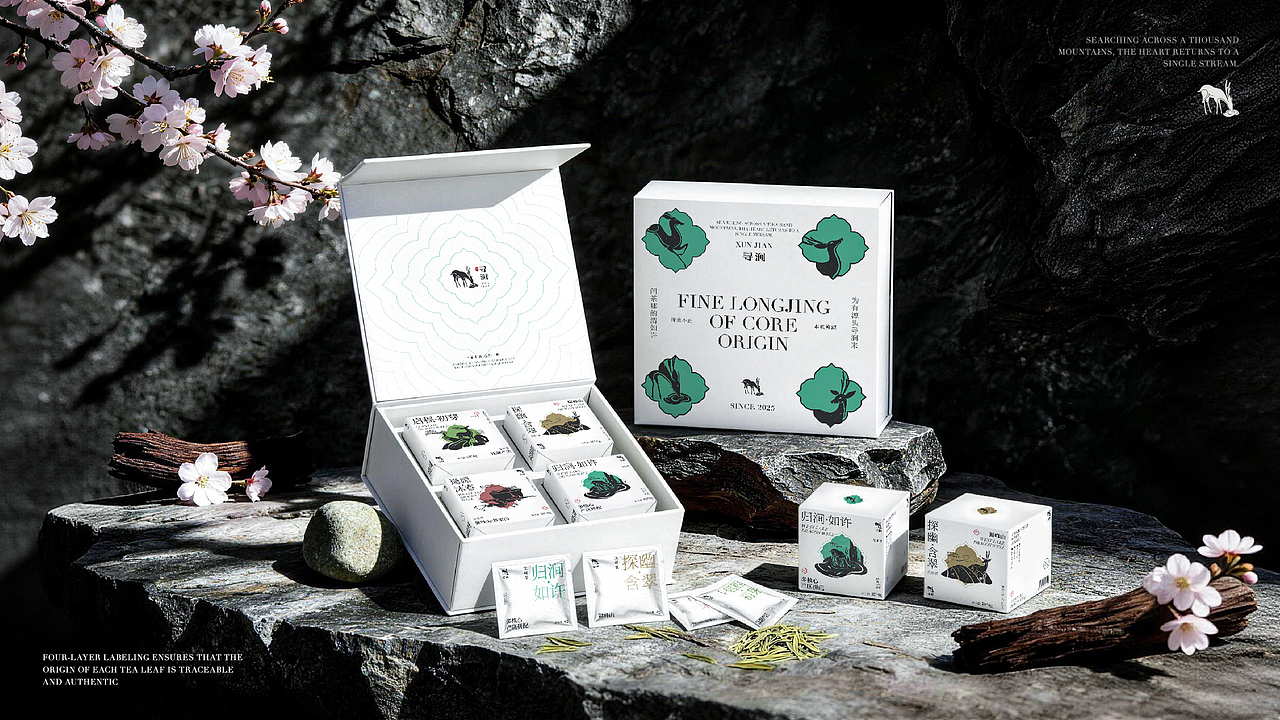 寻涧|茶品牌设计（图ZNDA2MTA1ODI0） - 品牌 - 站酷设计师不叫吉米原创素材 - 站酷ZCOOL