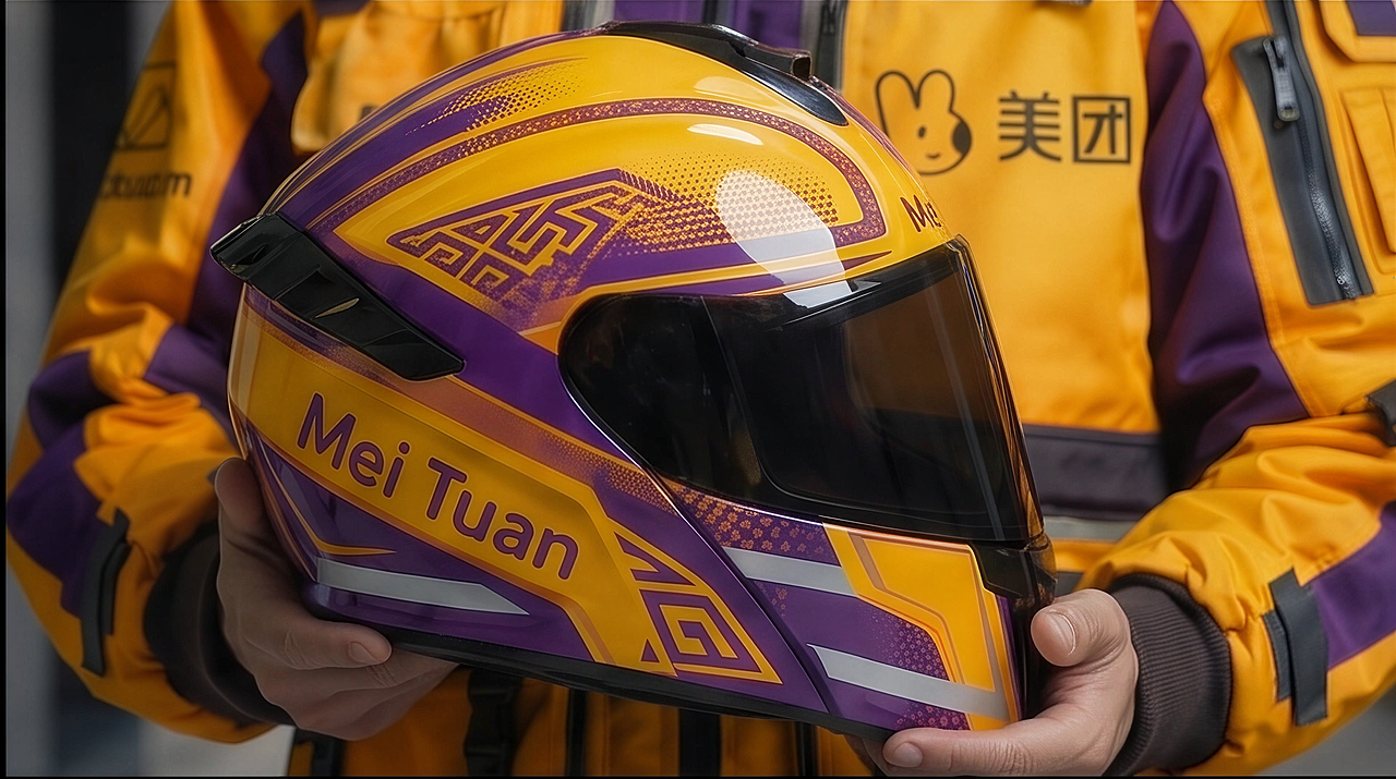 每一程，都美--美团骑手机能装备系列设计（图ZNDA2MTA2MDk2） - AI作品 - 站酷设计师鱼否_Morga原创素材 - 站酷ZCOOL