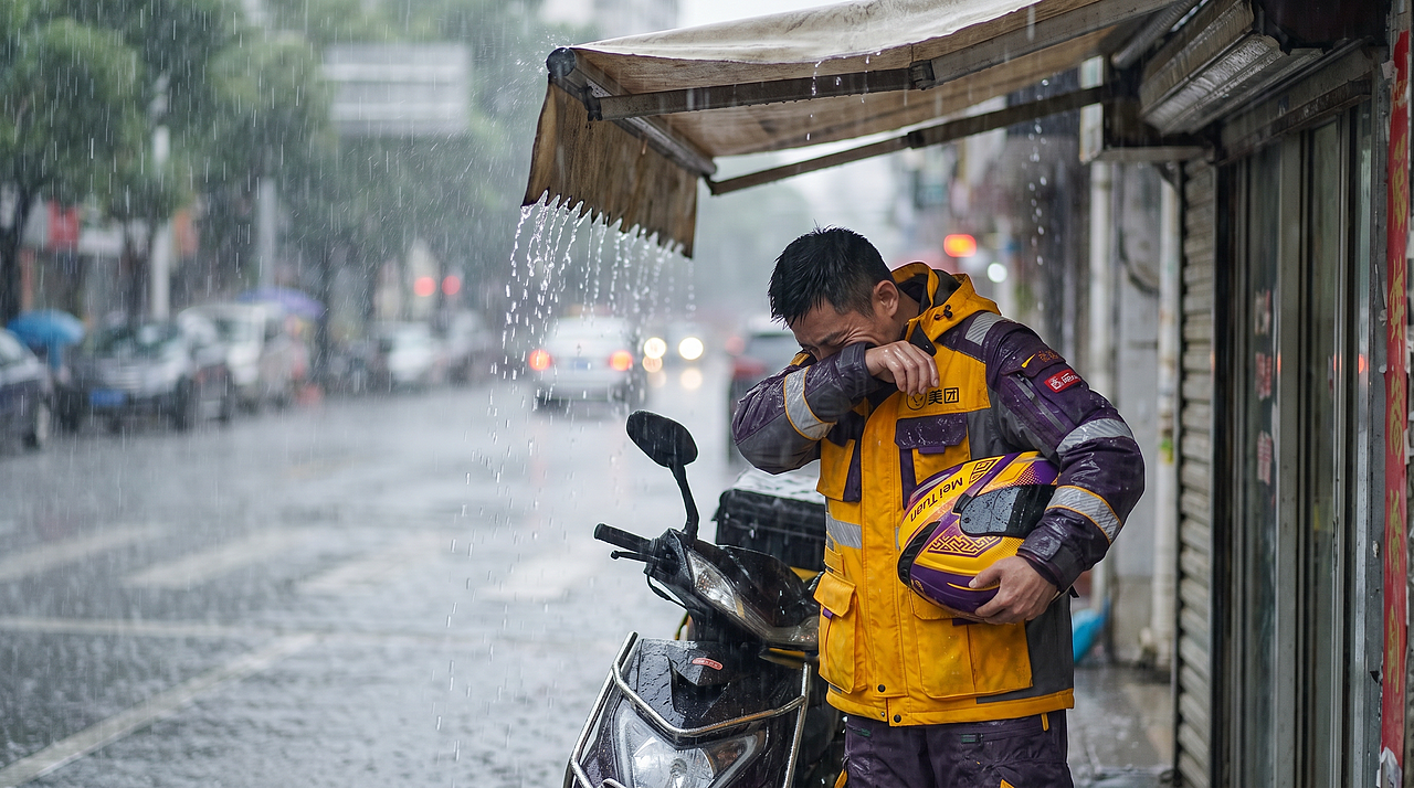 每一程，都美--美团骑手机能装备系列设计（图ZNDA2MTA2MTA4） - AI作品 - 站酷设计师鱼否_Morga原创素材 - 站酷ZCOOL