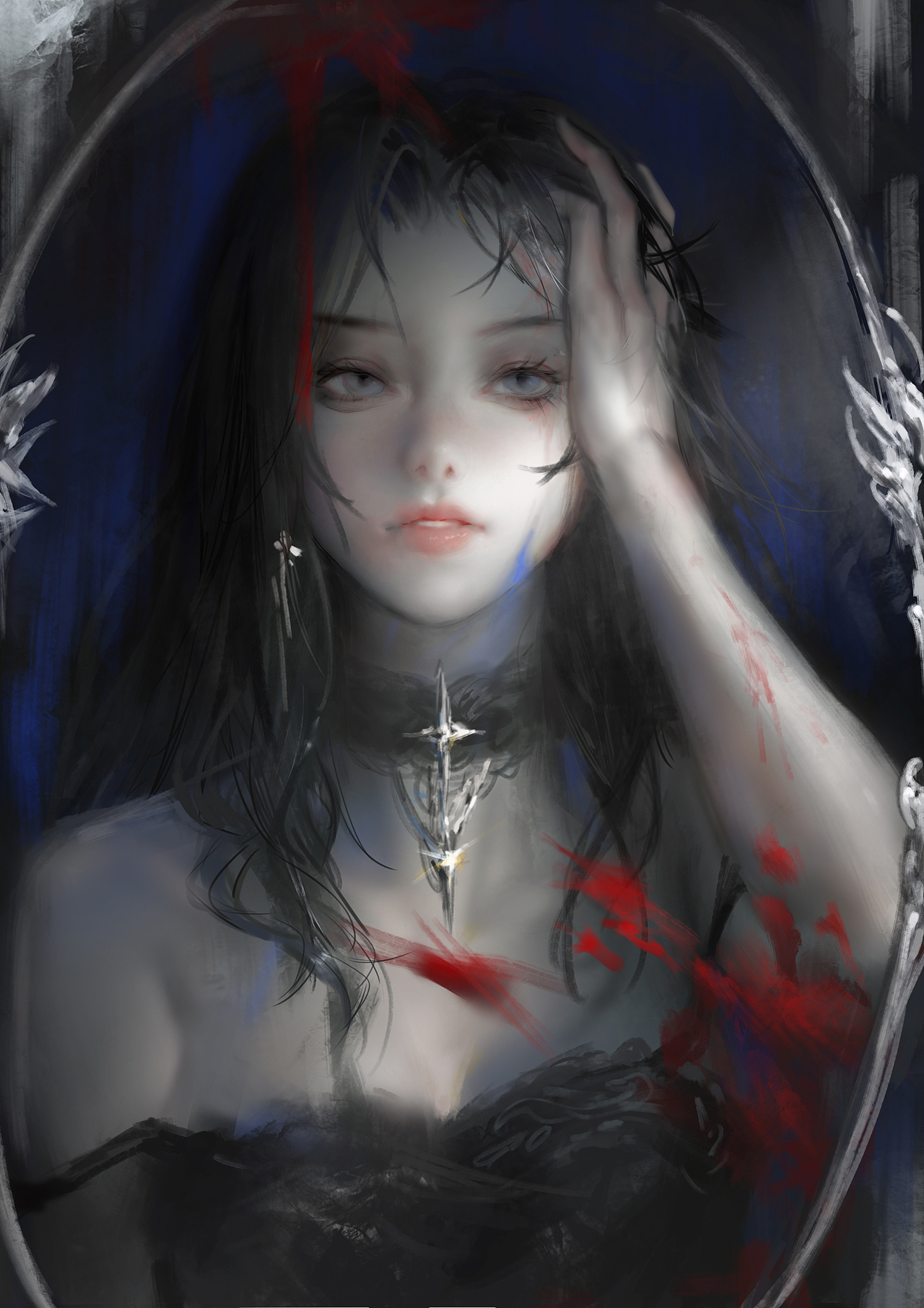 【拾艺绘画】角色主讲-Weber《头像示范》（图ZNDA2MTI0MDA4） - 游戏原画 - 站酷设计师拾艺Weber老魏原创素材 - 站酷ZCOOL