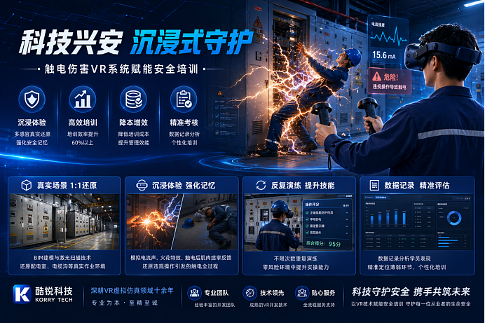 科技兴安，沉浸式守护——触电伤害VR系统赋能安全培训（图ZNDA2MTI0ODU2） - 其他动漫 - 站酷设计师天津酷锐科技原创素材 - 站酷ZCOOL