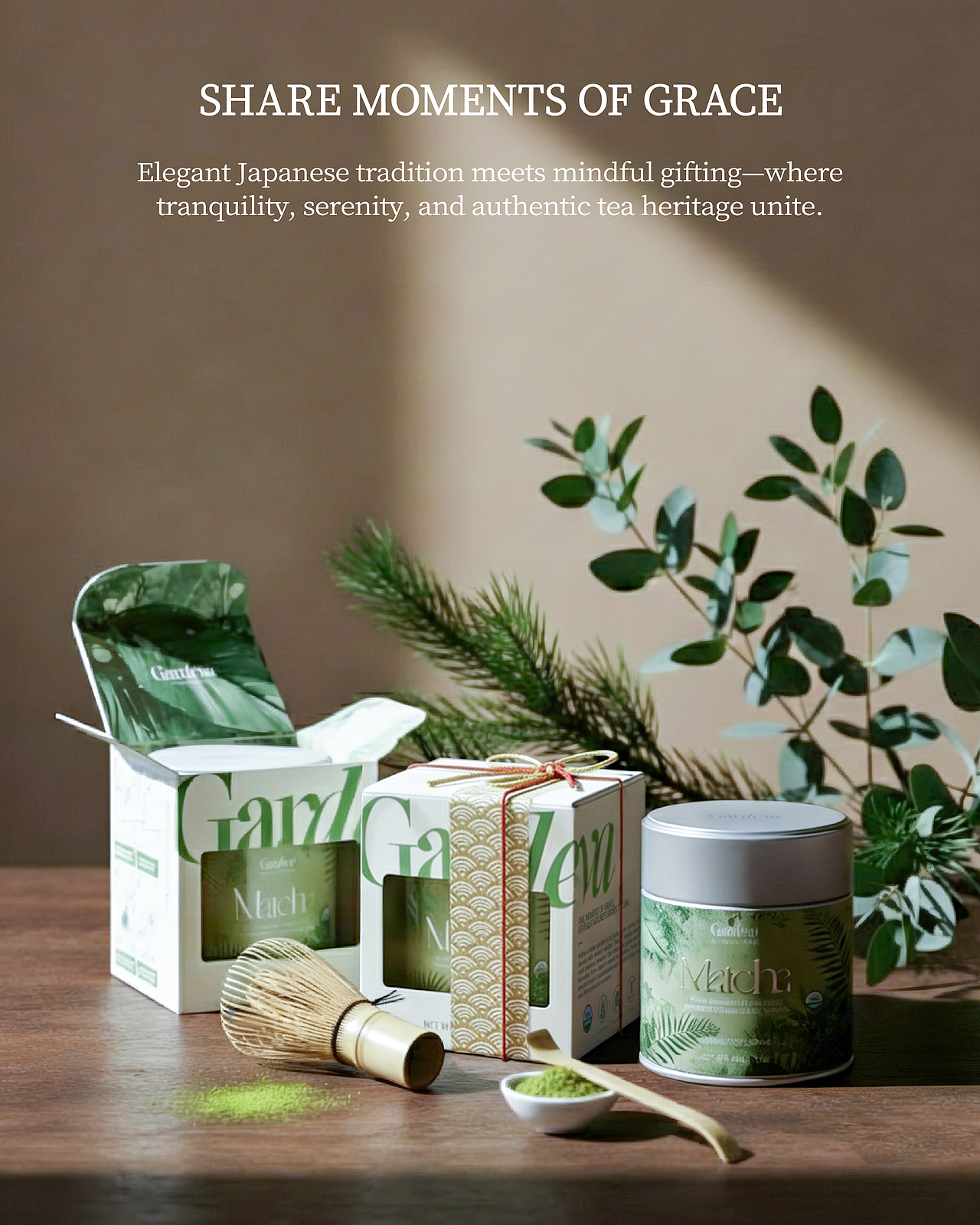 Gardeva — 抹茶品牌包裝設(shè)計(jì)（圖ZNDA2MTI1NjQ4） - 包裝 - 站酷設(shè)計(jì)師ThinkDow紛道原創(chuàng)素材 - 站酷ZCOOL