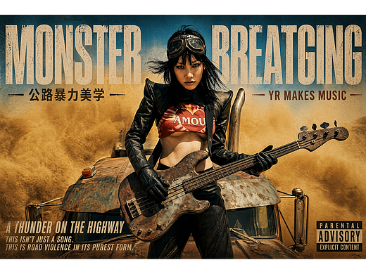 YR’s-Monster Breathing（Music Video）公路暴力美学