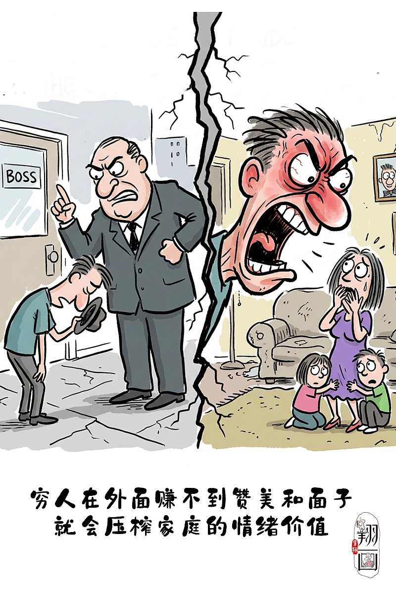 漫画家庭：穷人家为什么总是吵个不停？（图ZNDA2MTMzOTE2） - 中/长篇漫画 - 站酷设计师huashuoshi原创素材 - 站酷ZCOOL