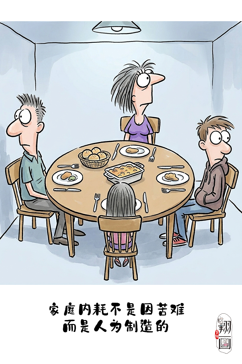 漫画家庭：穷人家为什么总是吵个不停？（图ZNDA2MTMzOTI0） - 中/长篇漫画 - 站酷设计师huashuoshi原创素材 - 站酷ZCOOL