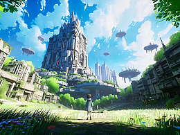 古法虛幻5風(fēng)格化場景作品