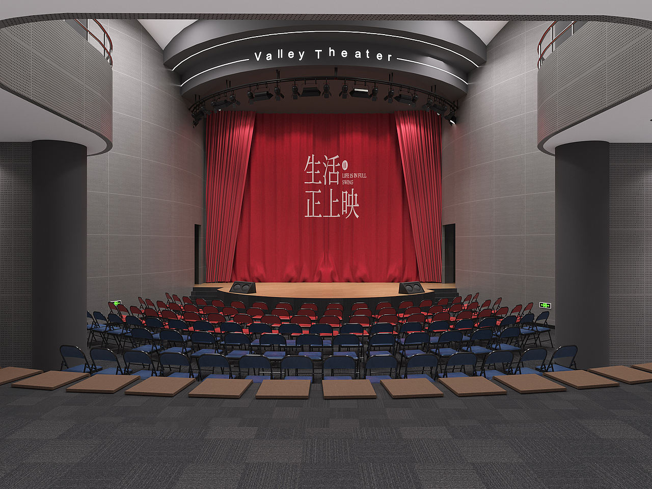 DY剧院（图ZNDA2MTM4NDIw） - 商业空间设计 - 站酷设计师绿屋原创素材 - 站酷ZCOOL